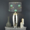 Cute Alien With Bow Tie Print Drum Lamp Shade