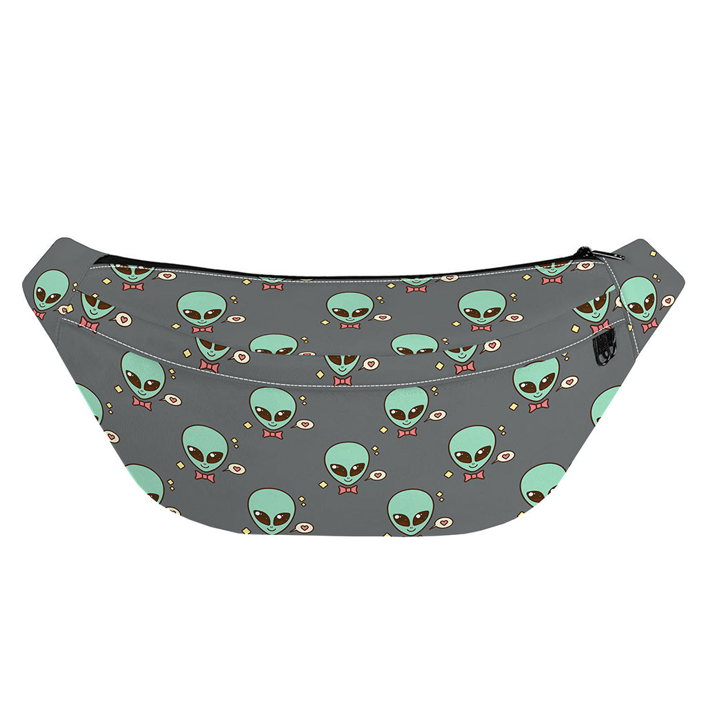 Cute Alien With Bow Tie Print Fanny Pack