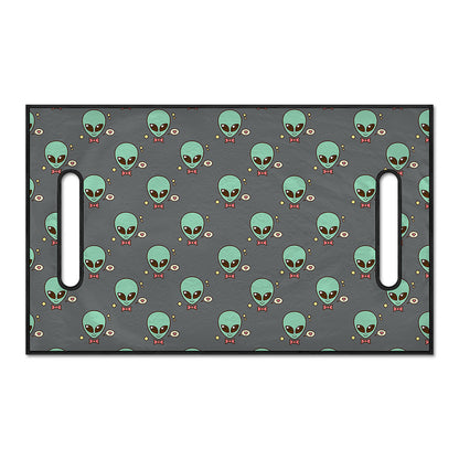 Cute Alien With Bow Tie Print Golf Cart Seat Cover