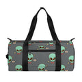 Cute Alien With Bow Tie Print Gym Bag