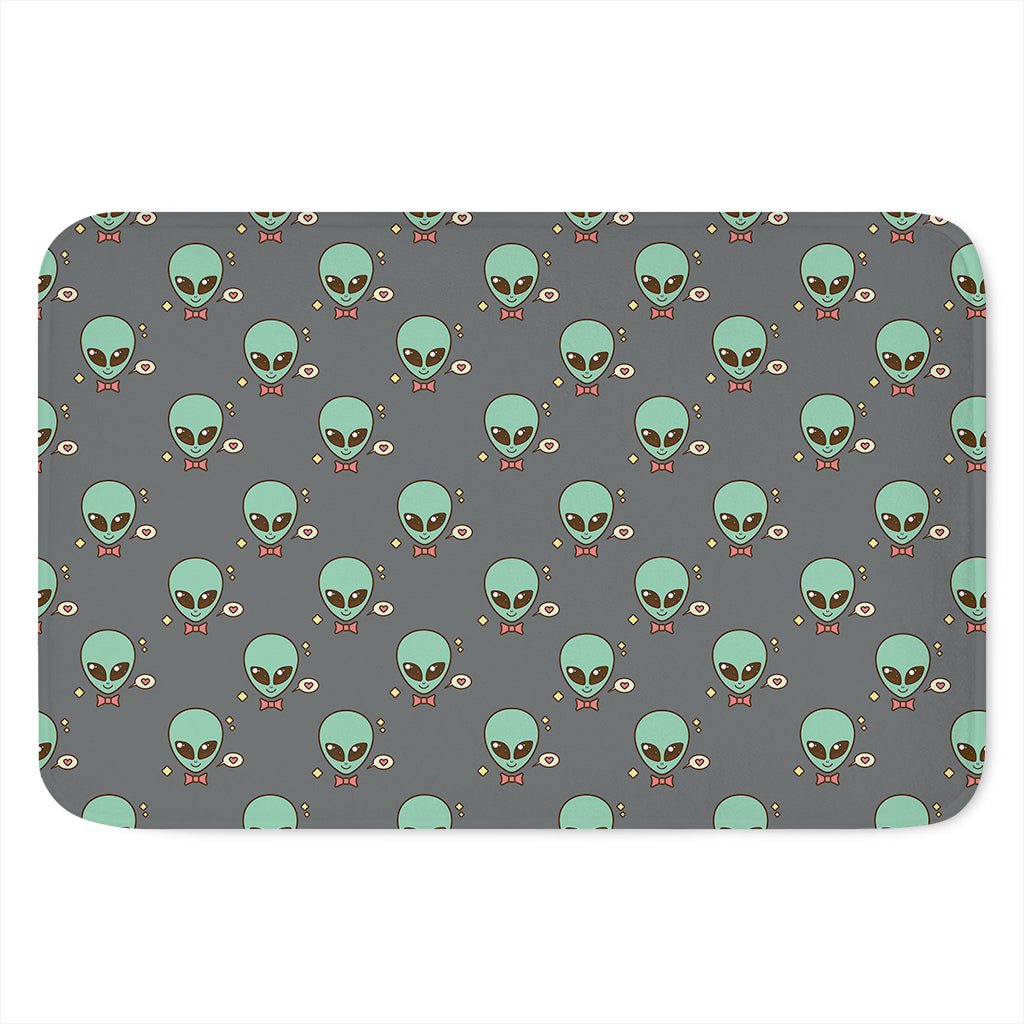 Cute Alien With Bow Tie Print Indoor Door Mat