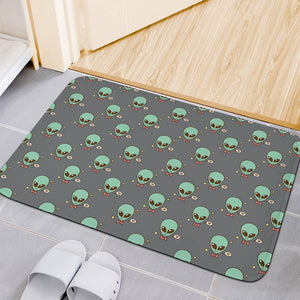 Cute Alien With Bow Tie Print Indoor Door Mat