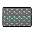 Cute Alien With Bow Tie Print Kitchen Mat
