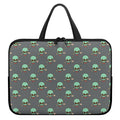Cute Alien With Bow Tie Print Laptop Sleeve With Handle