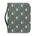 Cute Alien With Bow Tie Print Leather Bible Cover