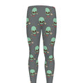 Cute Alien With Bow Tie Print Men's Leggings
