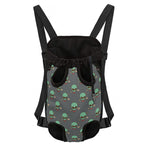 Cute Alien With Bow Tie Print Pet Carrier Backpack