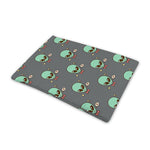 Cute Alien With Bow Tie Print Pet Cooling Mat Cover