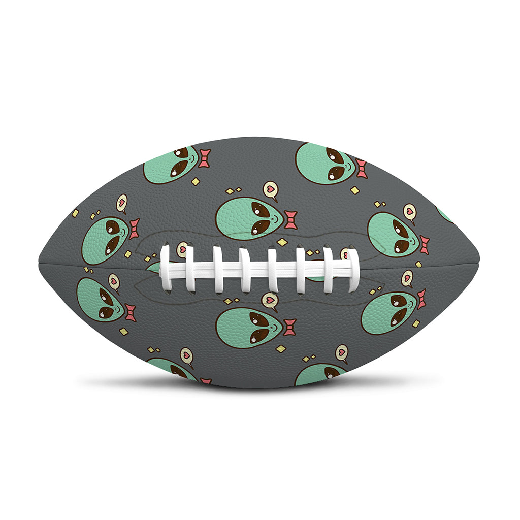 Cute Alien With Bow Tie Print Rugby Ball