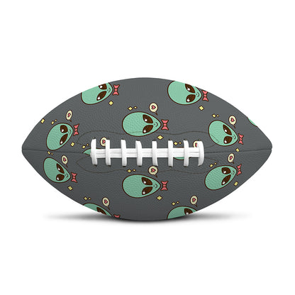 Cute Alien With Bow Tie Print Rugby Ball