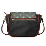 Cute Alien With Bow Tie Print Saddle Bag