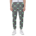 Cute Alien With Bow Tie Print Joggers