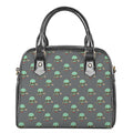 Cute Alien With Bow Tie Print Shoulder Handbag