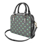 Cute Alien With Bow Tie Print Shoulder Handbag