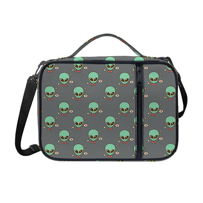 Cute Alien With Bow Tie Print Shoulder Strap Bible Bag