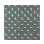 Cute Alien With Bow Tie Print Silk Bandana