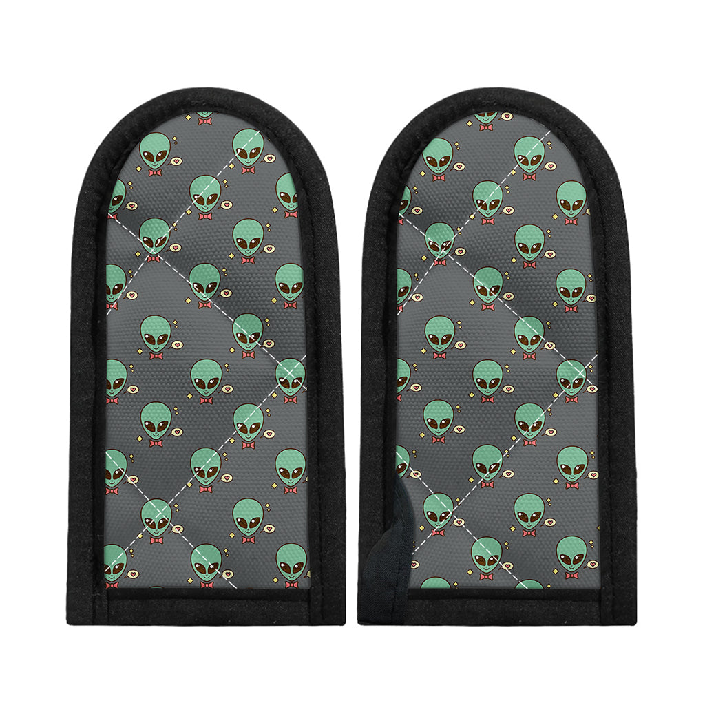 Cute Alien With Bow Tie Print Skillet Handle Cover