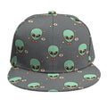 Cute Alien With Bow Tie Print Snapback Cap