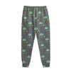 Cute Alien With Bow Tie Print Sweatpants