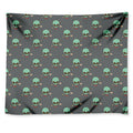 Cute Alien With Bow Tie Print Tapestry