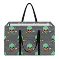 Cute Alien With Bow Tie Print Utility Tote Bag