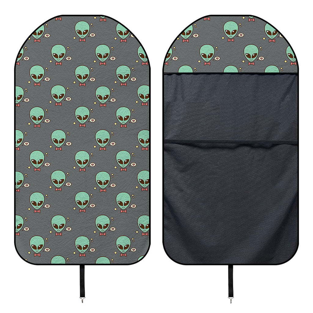 Cute Alien With Bow Tie Print Waterproof Car Seat Cover