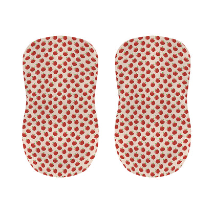 Cute Apple Pattern Print Bar Stool Covers