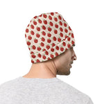 Cute Apple Pattern Print Beanie