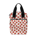 Cute Apple Pattern Print Bible Tote Bag