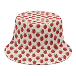 Cute Apple Pattern Print Bucket Hat