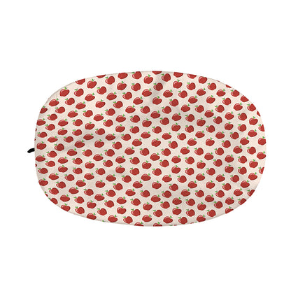 Cute Apple Pattern Print Car Side Mirror Covers