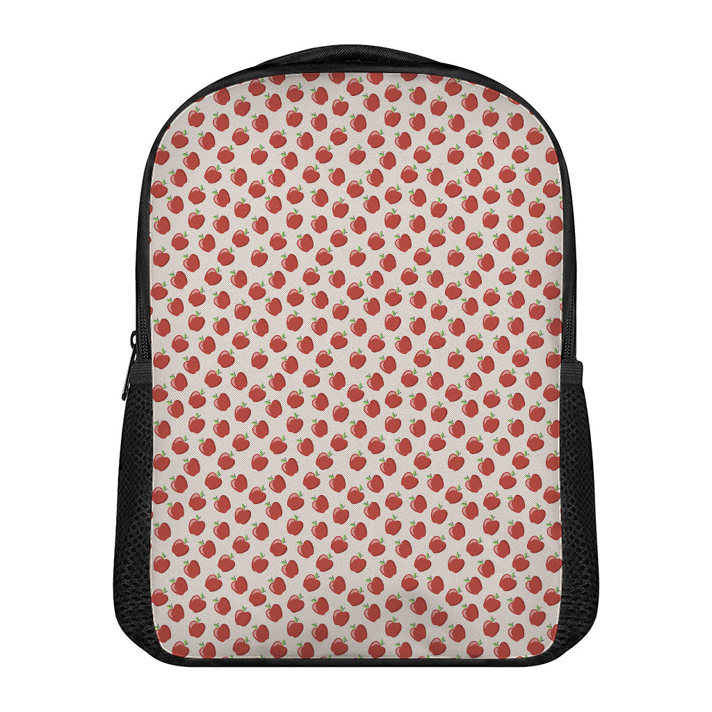 Cute Apple Pattern Print Casual Backpack