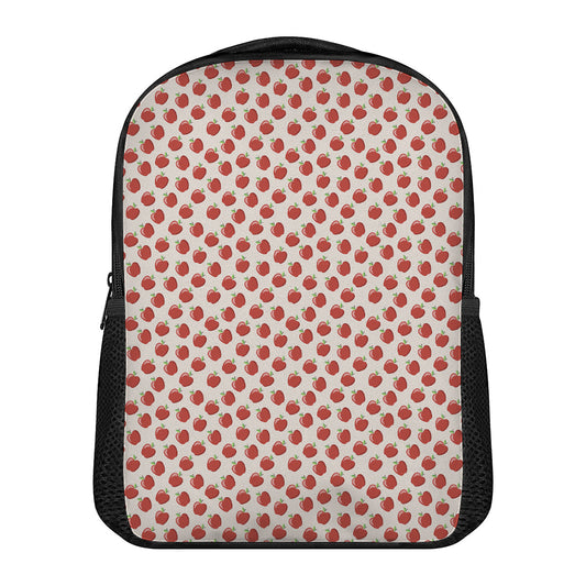 Cute Apple Pattern Print Casual Backpack