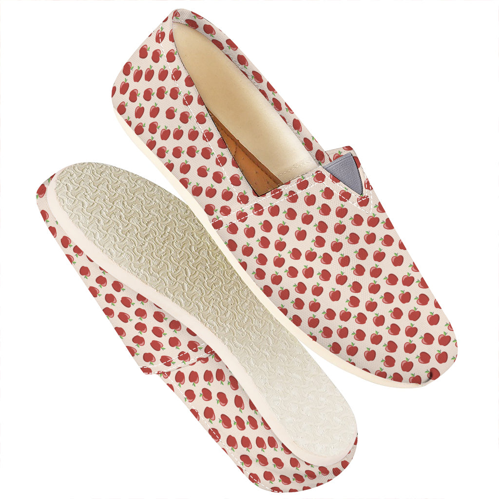 Cute Apple Pattern Print Casual Shoes