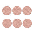 Cute Apple Pattern Print Coaster Set