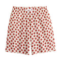 Cute Apple Pattern Print Cotton Shorts