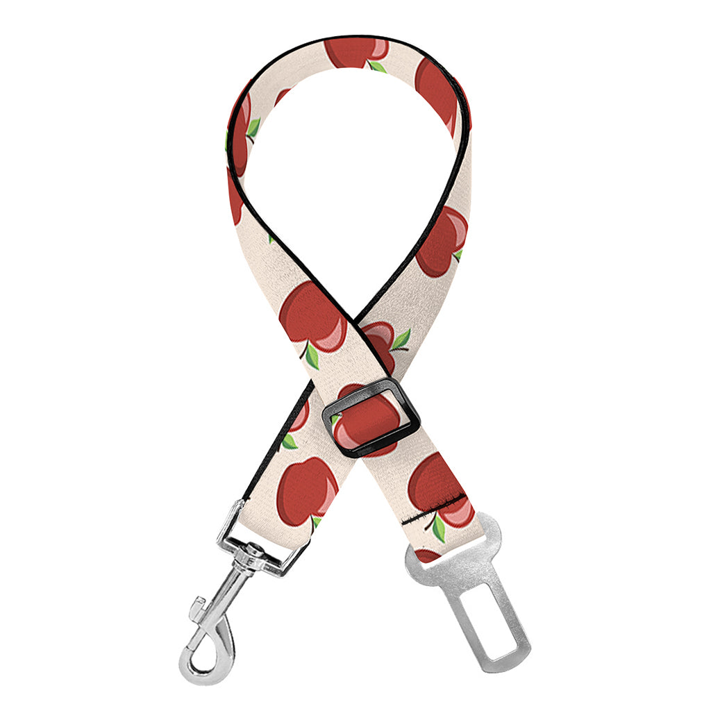 Cute Apple Pattern Print Dog Seat Belt