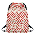 Cute Apple Pattern Print Drawstring Backpack