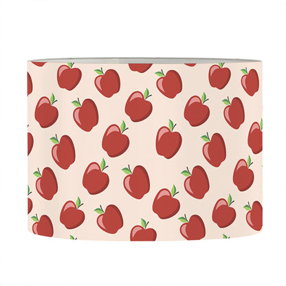 Cute Apple Pattern Print Drum Lamp Shade