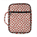 Cute Apple Pattern Print Front Pocket Bible Bag