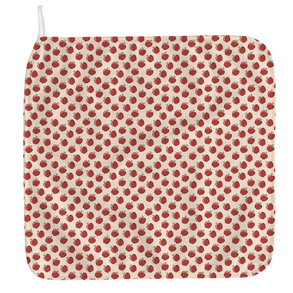 Cute Apple Pattern Print Hand Towel