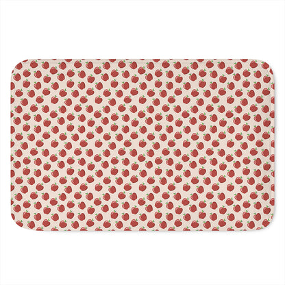 Cute Apple Pattern Print Indoor Door Mat
