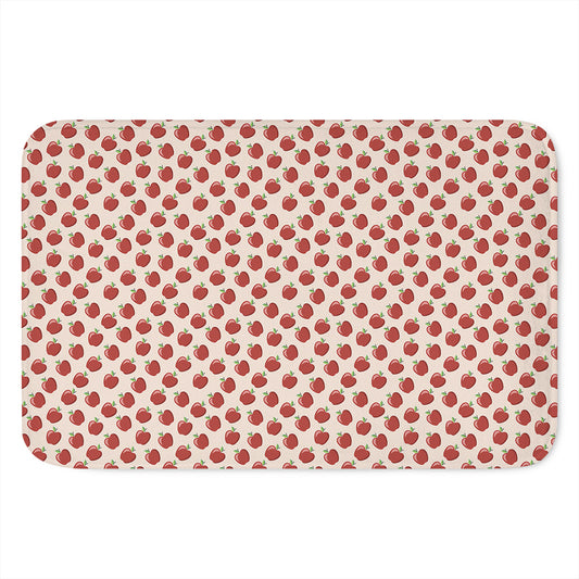 Cute Apple Pattern Print Indoor Door Mat