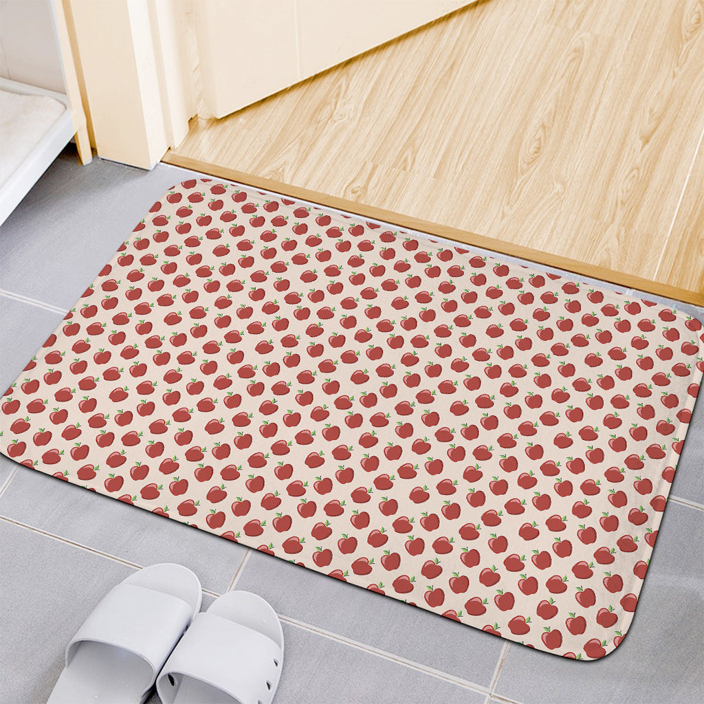 Cute Apple Pattern Print Indoor Door Mat