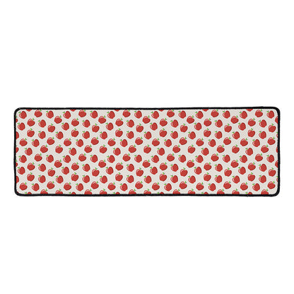 Cute Apple Pattern Print Long Kitchen Mat