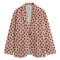 Cute Apple Pattern Print Men's Blazer