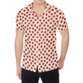 Cute Apple Pattern Print Men's Shirt