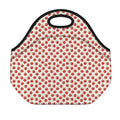 Cute Apple Pattern Print Neoprene Lunch Bag