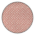 Cute Apple Pattern Print Round Floor Mat
