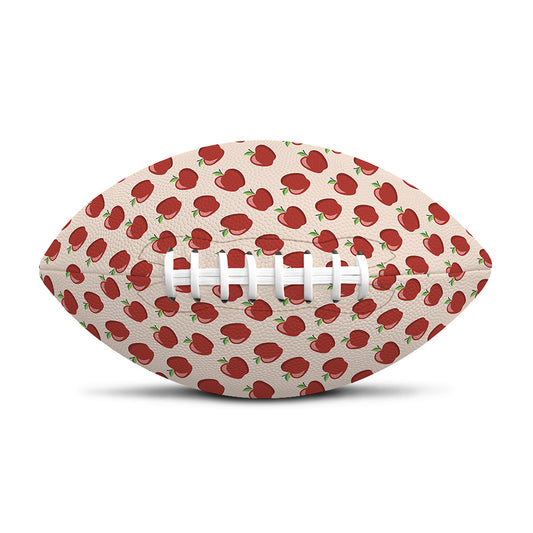 Cute Apple Pattern Print Rugby Ball
